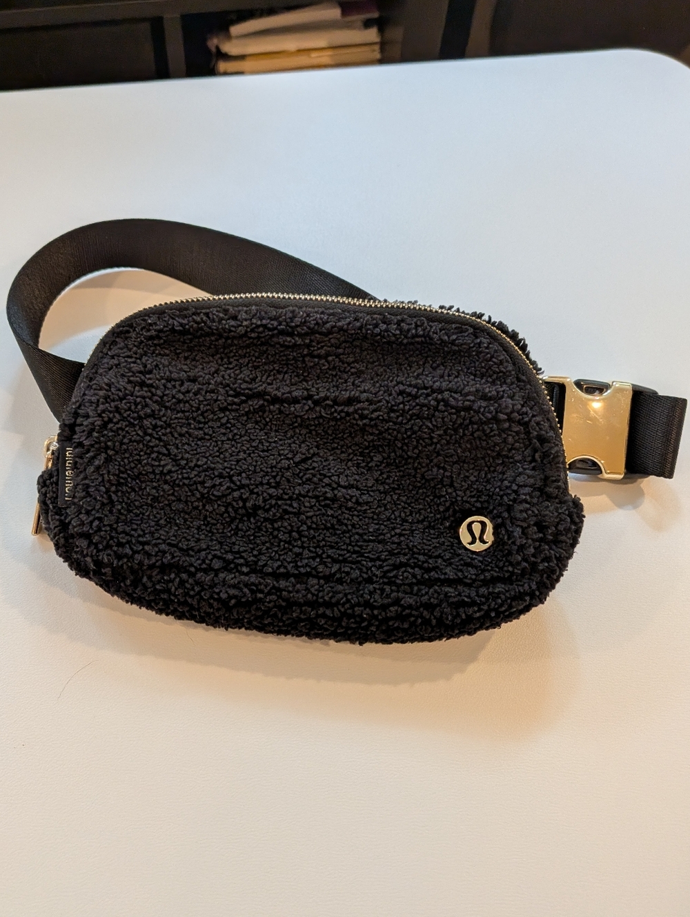 Lululemon Black Sherpa Everywhere Belt Bag